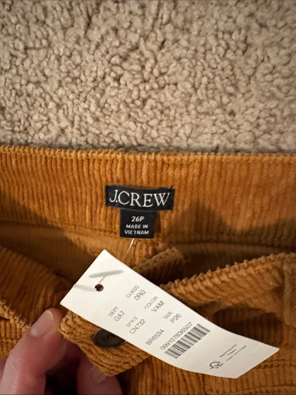 J. Crew Corduroy Flare Pants